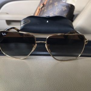 Ray van gold metal frame sunglassesRB 3483